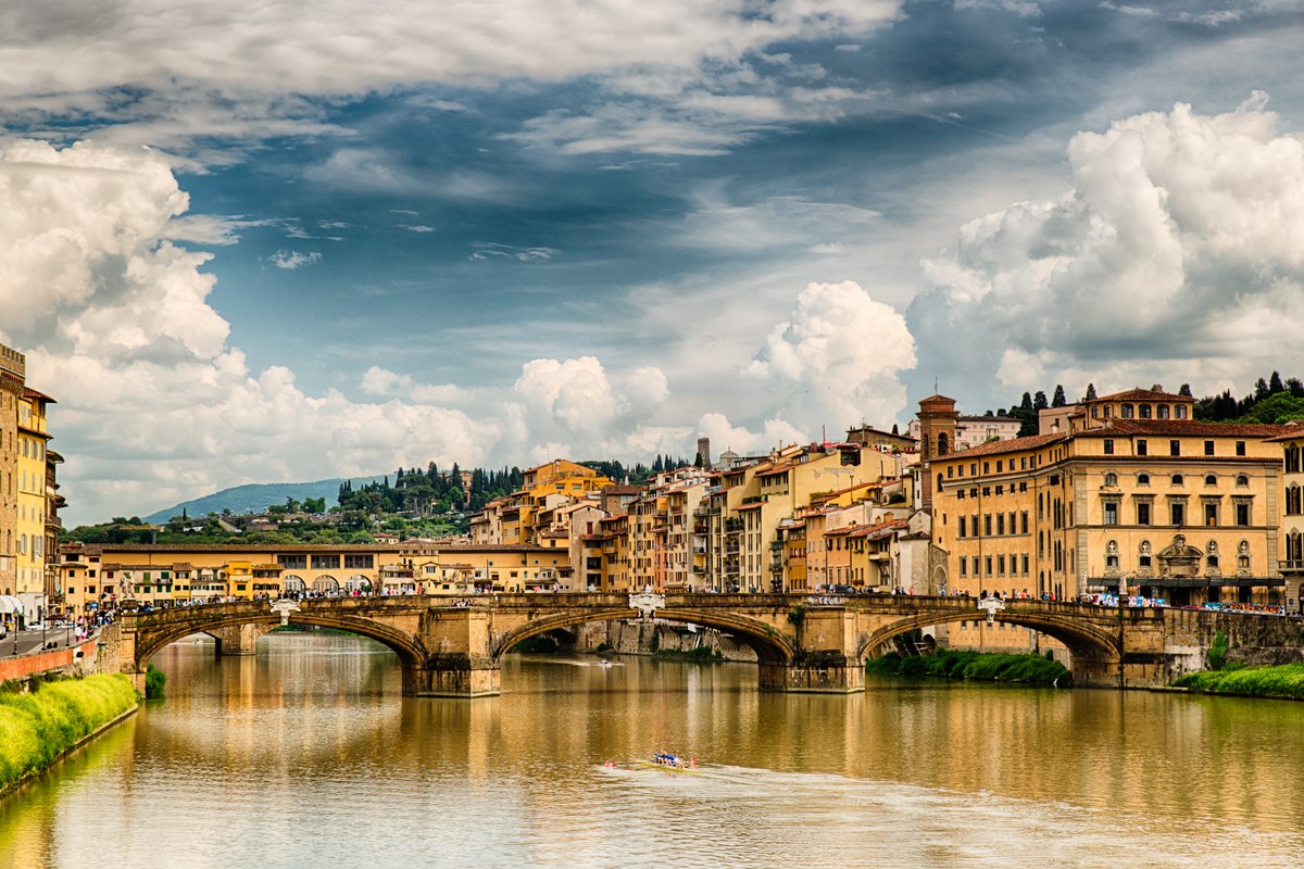 The Holy Trinity bridge, Florence