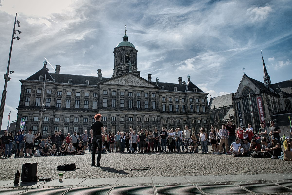 Dam Square in Amsterdam