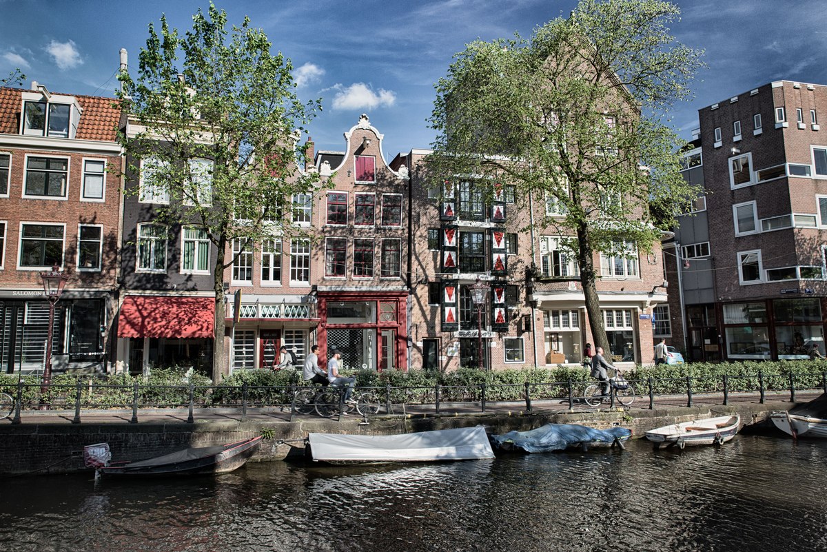 Amsterdam boats and bikes