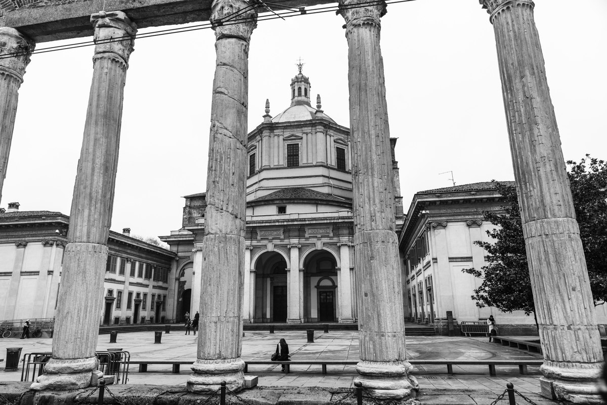 Basilica di San Lorenzo and columns, Milan