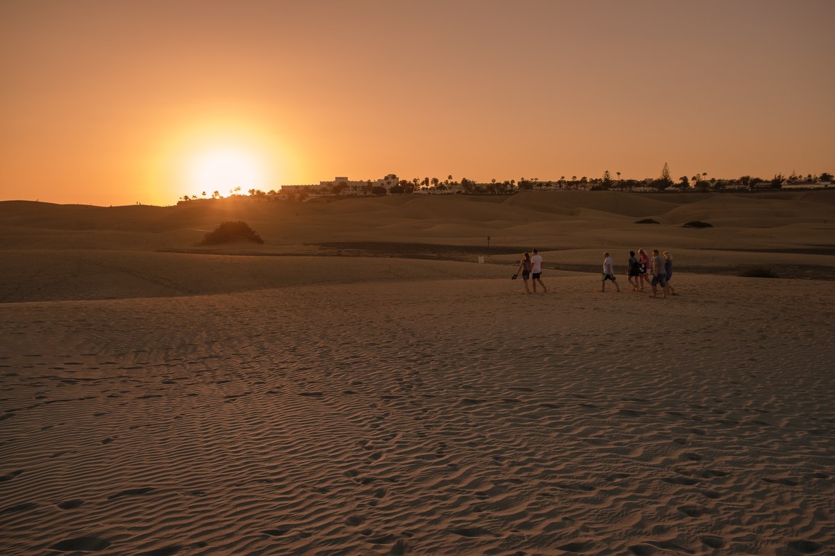 Sunset in Maspalomas