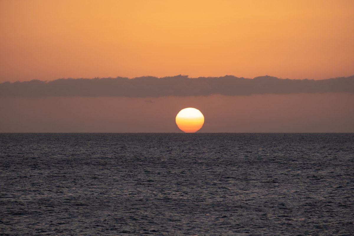 Seascape sunset