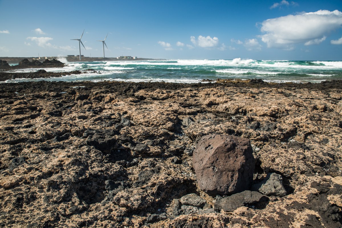 Rocks and ocean