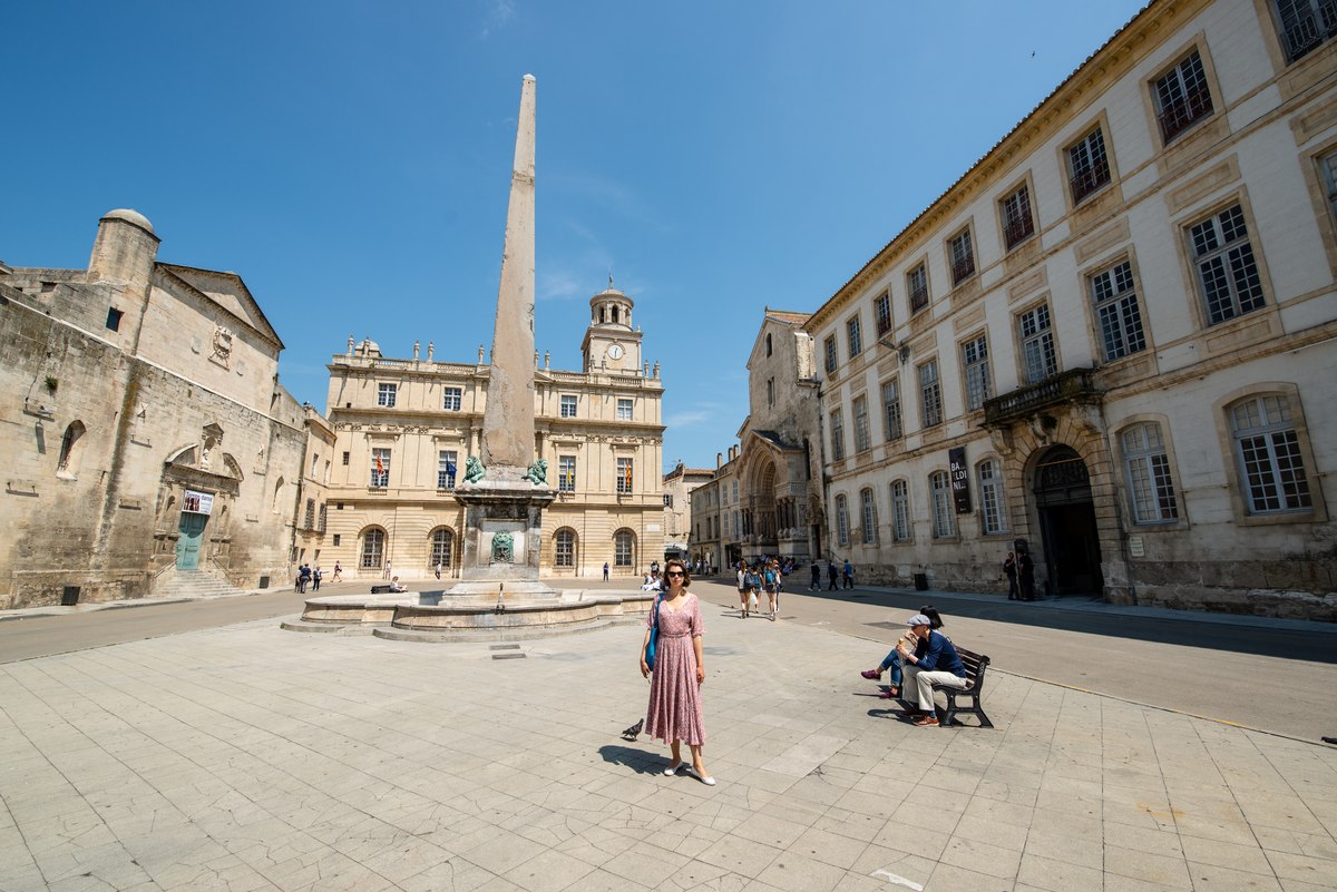 Arles Square with Obelisk