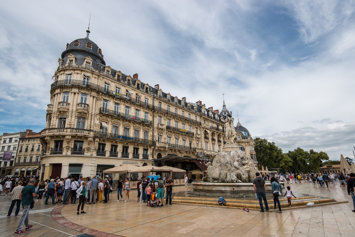 Square in Montpellier