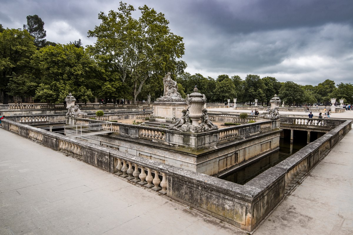 Gardens in Nimes