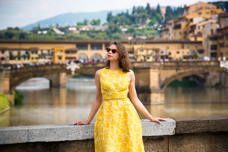 Portrait at the Ponte Santa Trinita, Florence