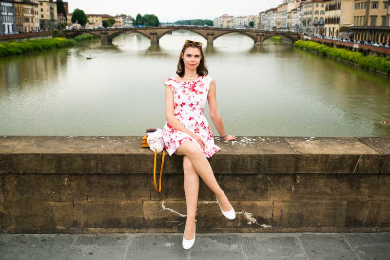 Portrait at the Ponte alla Carraia