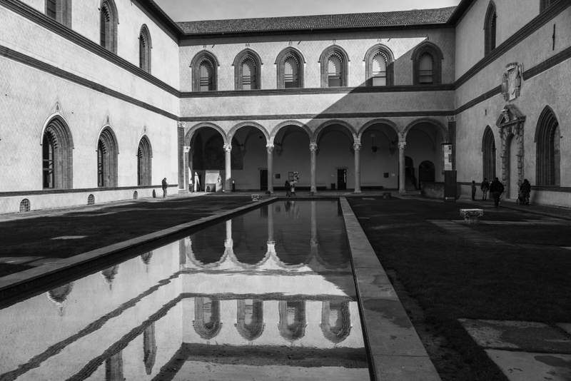 Sforza Castle arches, Milan