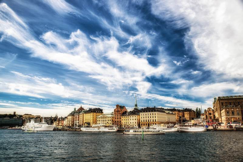 Stockholm wide seascape