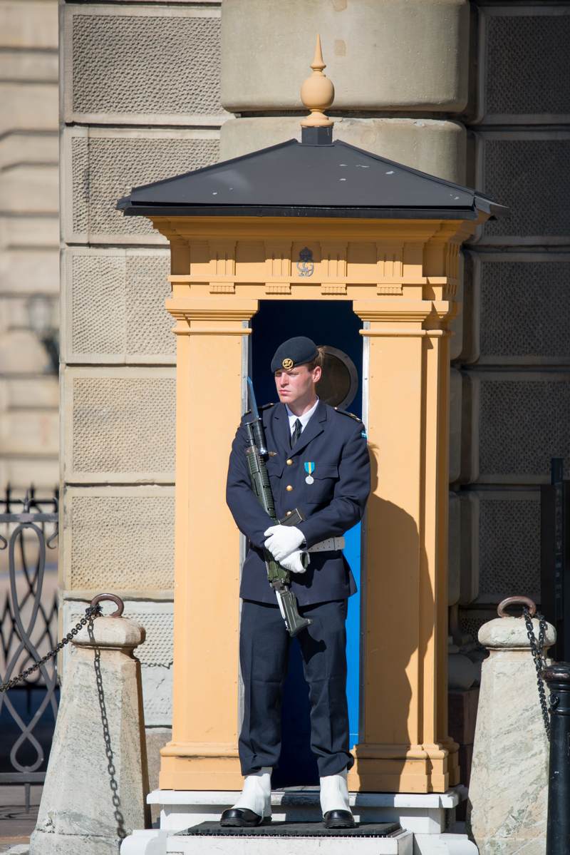 Guard in Stockholm