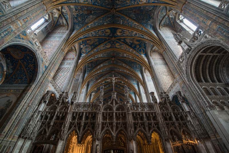 Inside of the Albi Cathedral