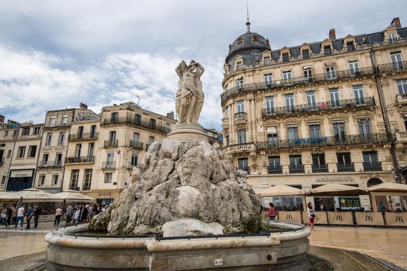 Statue in Montpellier